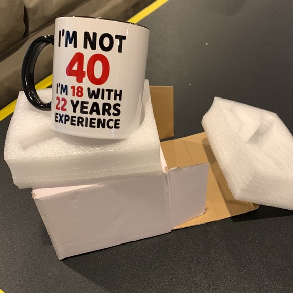 40th birthday mug - Picture 3 of 3